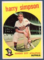 1959 Topps Base Set #333 Harry Simpson