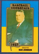 1980 TCMA Baseball Immortals #7 Ban Johnson