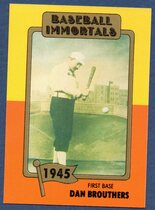 1980 TCMA Baseball Immortals #30 Dan Brouthers