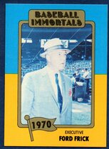 1980 TCMA Baseball Immortals #117 Ford Frick