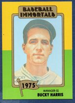 1980 TCMA Baseball Immortals #148 Bucky Harris