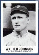 1977 Galasso Glossy Greats #105 Walter Johnson