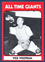1980 TCMA Giants Greats (Blue Backs) #2 Wes Westrum