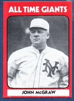 1980 TCMA Giants Greats (Blue Backs) #12 John McGraw