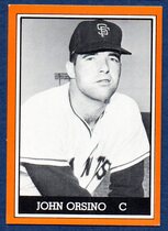 1981 TCMA Giants 1962 #19 John Orsino