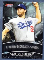 2016 Bowman Best Stat Lines #SL-CK Clayton Kershaw
