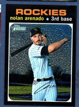 2020 Topps Heritage Chrome #THC-322 Nolan Arenado