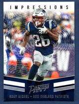 2019 Panini Prestige Impressions #7 Sony Michel