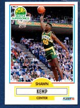 1990 Fleer Base Set #178 Shawn Kemp