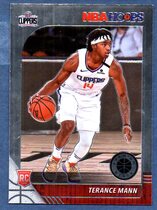 2019 Panini NBA Hoops Premium Stock #245 Terance Mann