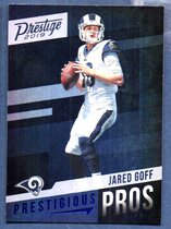 2019 Panini Prestige Prestigious Pros Xtra Points Blue #16 Jared Goff