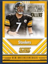 2016 Score Signal Callers Gold #20 Ben Roethlisberger