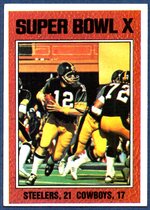 1976 Topps Base Set #333 Super Bowl X