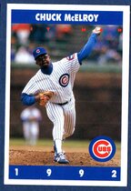 1992 Team Issue Chicago Cubs Marathon #35 Chuck McElroy