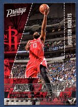 2016 Panini Prestige Inside the Numbers #2 James Harden