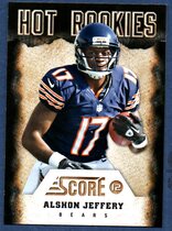2012 Score Hot Rookies #26 Alshon Jeffery