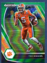 2021 Panini Prizm Draft Picks Green Prizm #60 Tee Higgins