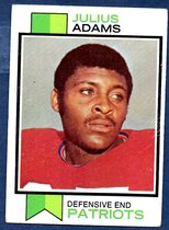 1973 Topps Base Set #278 Julius Adams