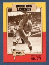 1986 Big League Chew #11 Mel Ott