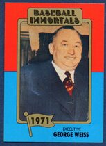 1980 TCMA Baseball Immortals #126 George Weiss