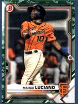 2021 Bowman Prospects Camo #BP-8 Marco Luciano