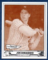 1983 TCMA Playball 1942 #2 Joe DiMaggio