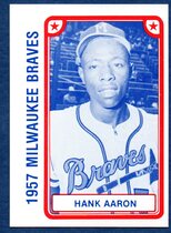1980 TCMA 1957 Milwaukee Braves #32 Hank Aaron