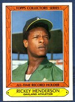 1985 Topps All Time Record Holders Woolworths #17 Rickey Henderson