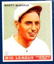 1983 Galasso 1933 Goudey Reprint #48 Marty Mcmanus