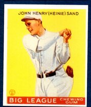 1983 Galasso 1933 Goudey Reprint #85 Heinie Sand