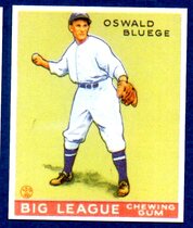 1983 Galasso 1933 Goudey Reprint #159 Oswald Bluege