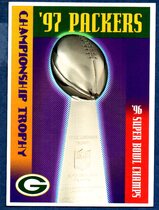 1997 Team Issue Green Bay Packers Police Associated Bank & Door County Polic #1 Super Bowl Xxxi Trophy