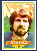 1980 Topps Base Set #34 Doug Kotar