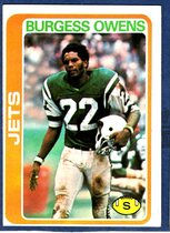 1978 Topps Base Set #121 Burgess Owens