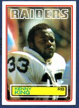 1983 Topps Base Set #303 Kenny King