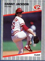 1989 Fleer Box Bottom Cards #15 Danny Jackson