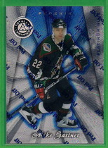 1997 Pinnacle Totally Certified Platinum Blue #85 Mike Gartner
