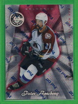 1997 Pinnacle Totally Certified Platinum Red #32 Peter Forsberg