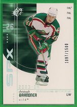 2002 SPx Rookie Redemption #R201 Christoph Brandner