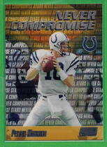 1999 Stadium Club Chrome Never Compromise #NC22 Peyton Manning