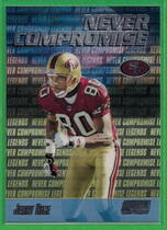 1999 Stadium Club Chrome Never Compromise #NC39 Jerry Rice