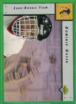1992 Upper Deck Euro-Rookie Team #ERT3 Dominik Hasek
