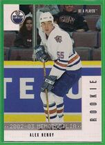 2002 BAP Memorabilia #285 Alex Henry