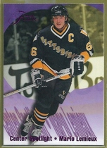 1994 Flair Center Spotlight #6 Mario Lemieux