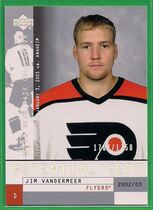 2002 Upper Deck Mask Collection #157 Jim Vandermeer