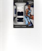 2009 Panini Certified Fabric of the Game NBA Die-Cuts #188 Eric Maynor