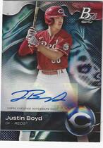 2023 Bowman Platinum Top Prospects Autos #TOP-65 Justin Boyd