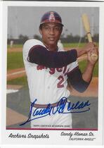2016 Topps Archives Snapshots Autos #AS-SA Sandy Alomar Sr.