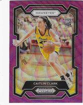 2024 Panini Prizm Draft Picks Purple Wave Prizm #57 Caitlin Clark