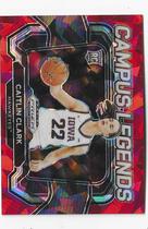 2024 Panini Prizm Draft Picks Campus Legends Red Ice Prizm #5 Caitlin Clark